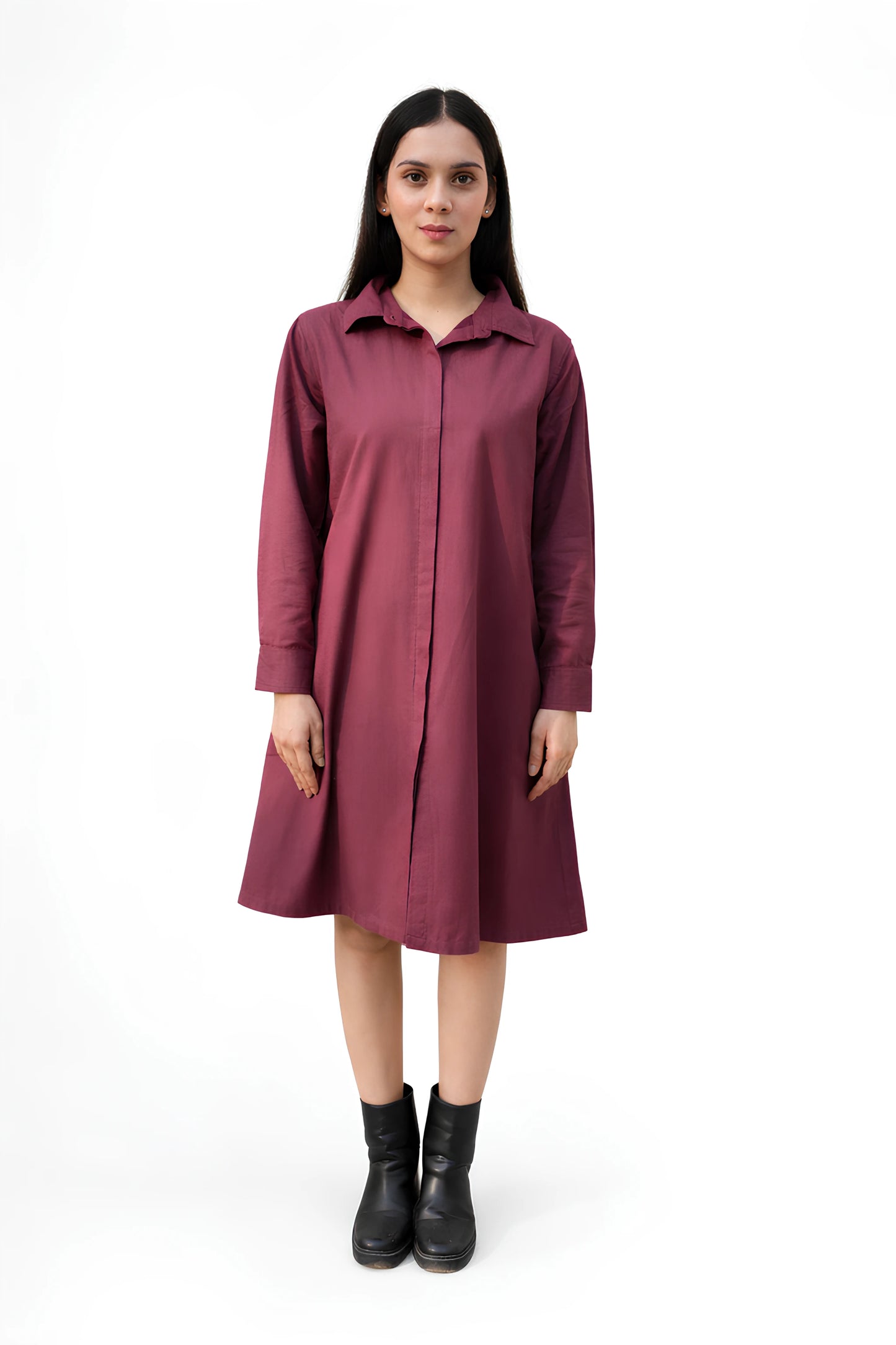 Garnet Shirt Dress