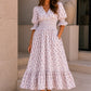 Lilienne - Handblocked Smocked Midi Dress