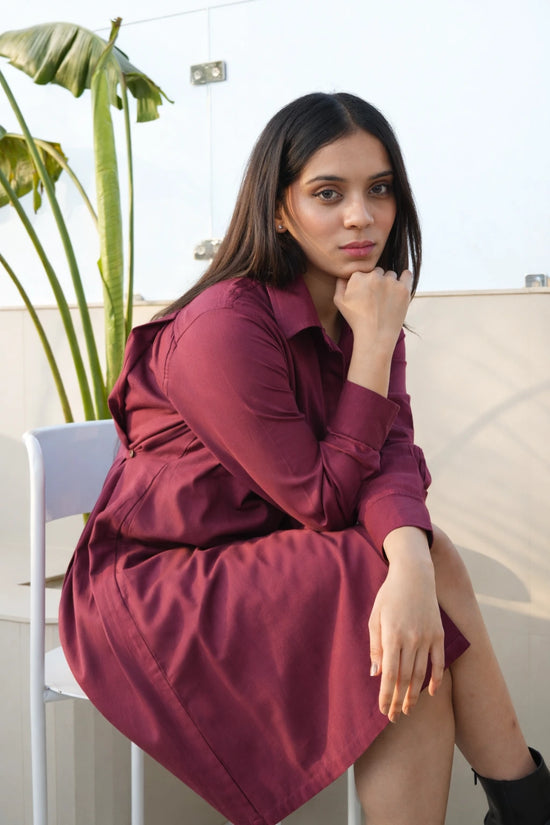 Garnet Shirt Dress