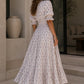 Lilienne - Handblocked Smocked Midi Dress
