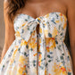 Florea - Front Tie & Smocked Back Tube Top