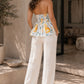 Florea - Front Tie & Smocked Back Tube Top
