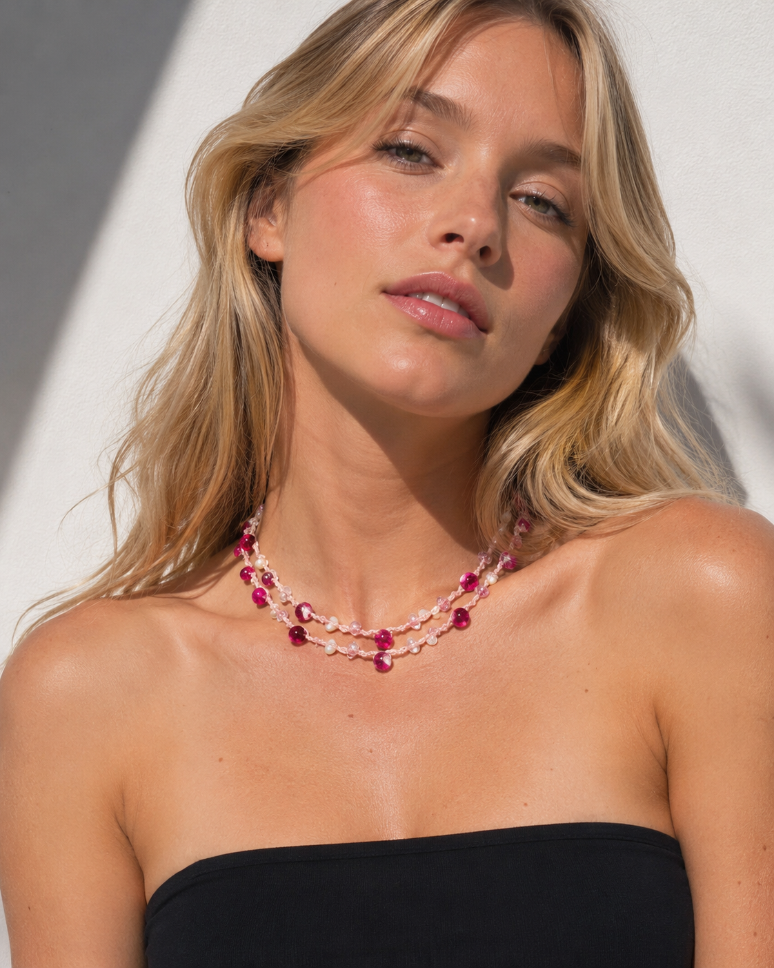 Mila Long Crochet Necklace