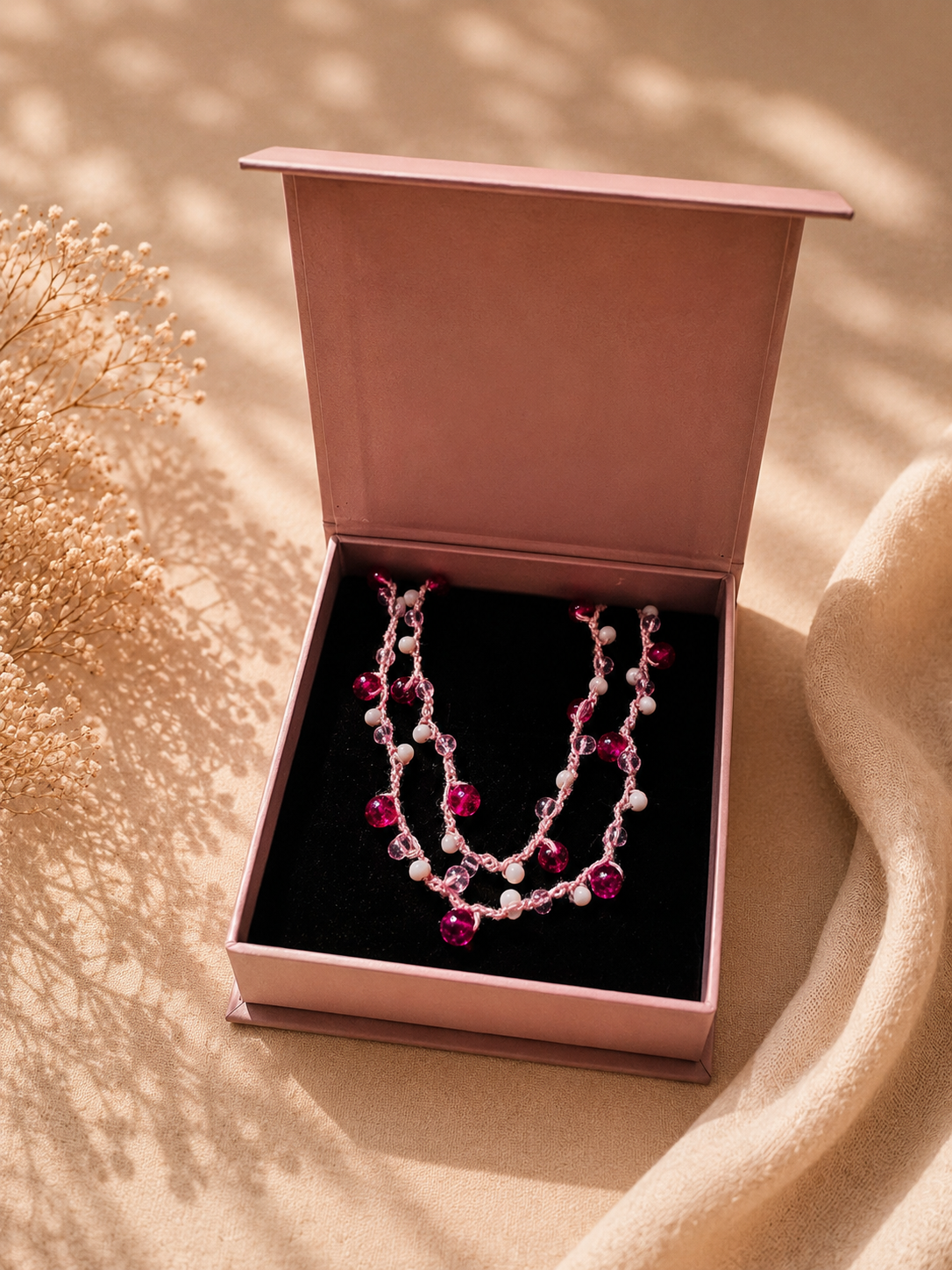 Mila Long Crochet Necklace