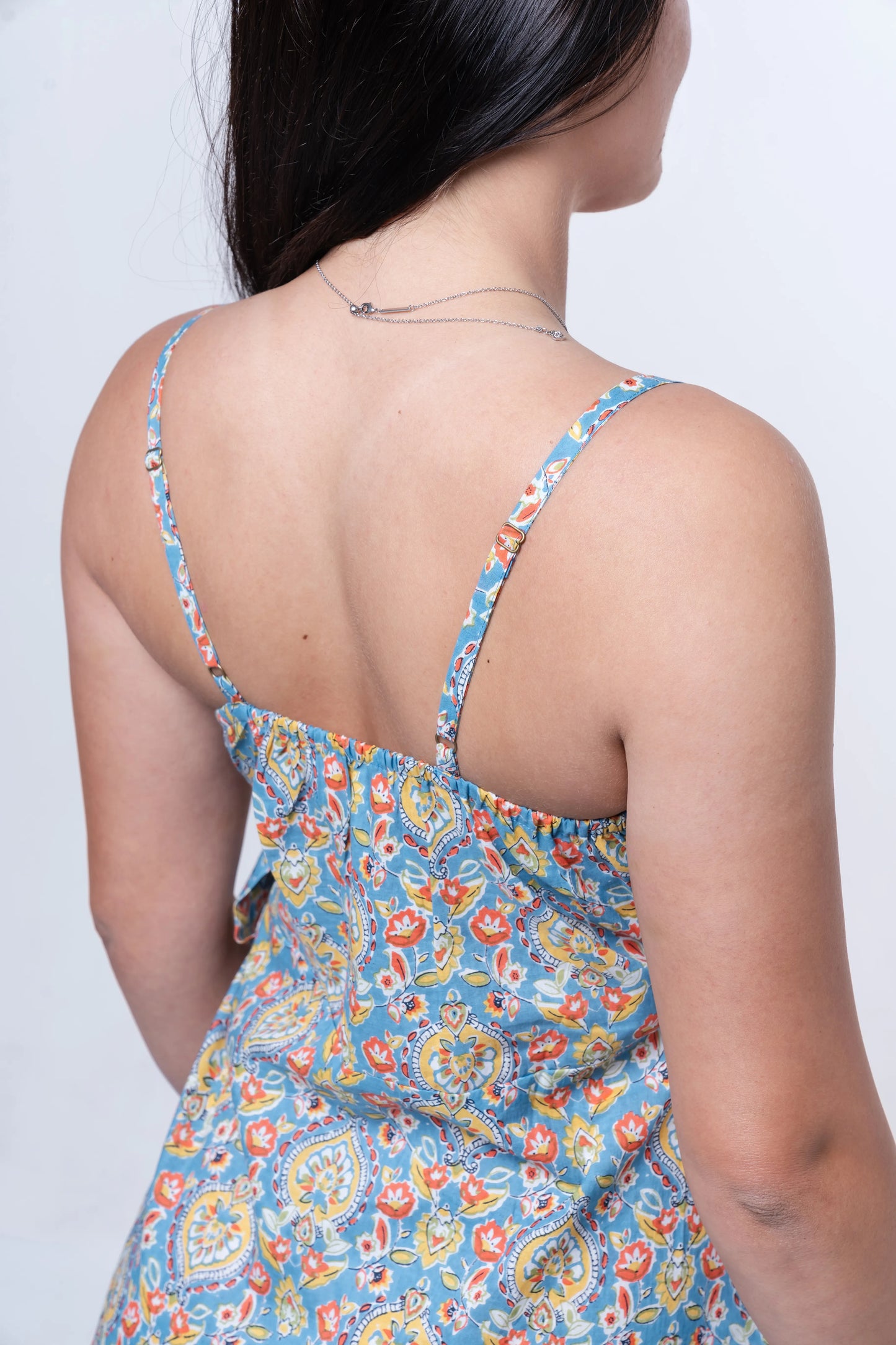 Oraya - Side Tie Midi Dress