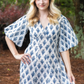 Soreia - Back-Button Fit & Flare Dress