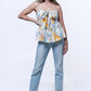 Florea - Front Tie & Smocked Back Tube Top