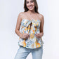 Florea - Front Tie & Smocked Back Tube Top