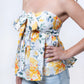 Florea - Front Tie & Smocked Back Tube Top