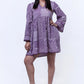 The Liora - Lace-Edged Bell Sleeve Dress