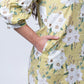 Vireya - Notched Neck A-Line Mini Dress