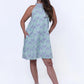 Lyra - Mock Neck Sleeveless Dress