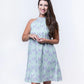 Lyra - Mock Neck Sleeveless Dress