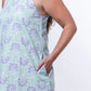 Lyra - Mock Neck Sleeveless Dress