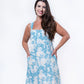 Salene - Sleeveless Maxi Dress- Blue