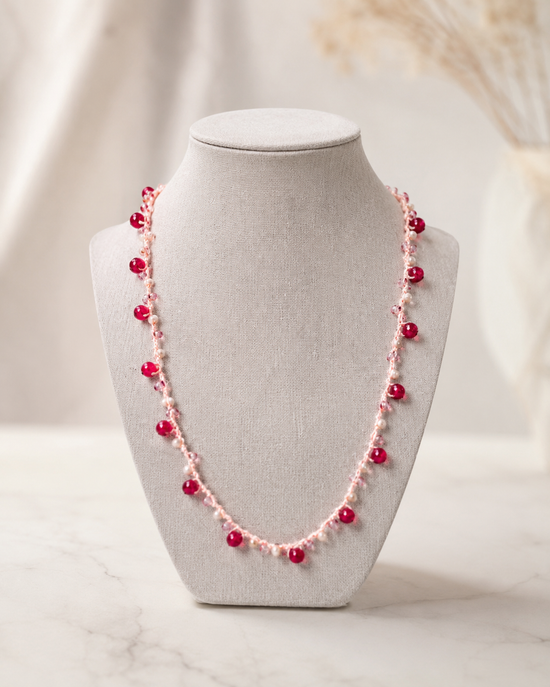 Mila Long Crochet Necklace