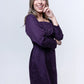 Amethyst Sweetheart Neckline Dress