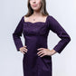 Amethyst Sweetheart Neckline Dress