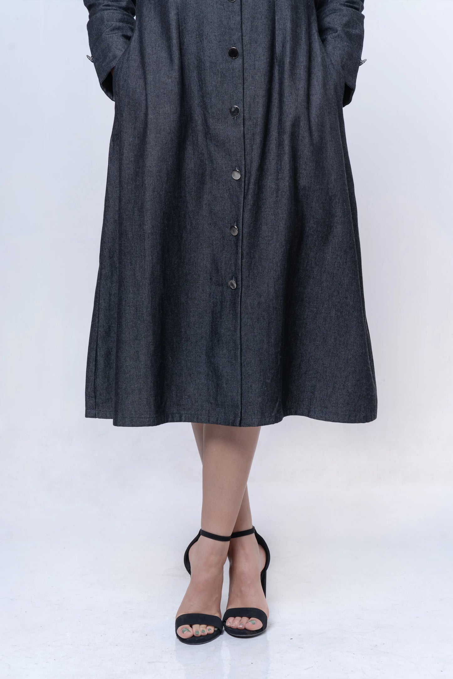 Hematite Denim Dress