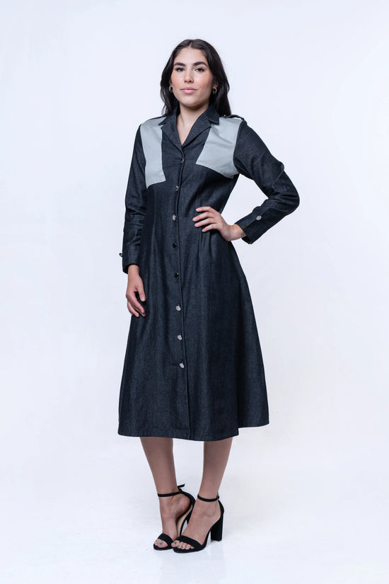 Hematite Denim Dress