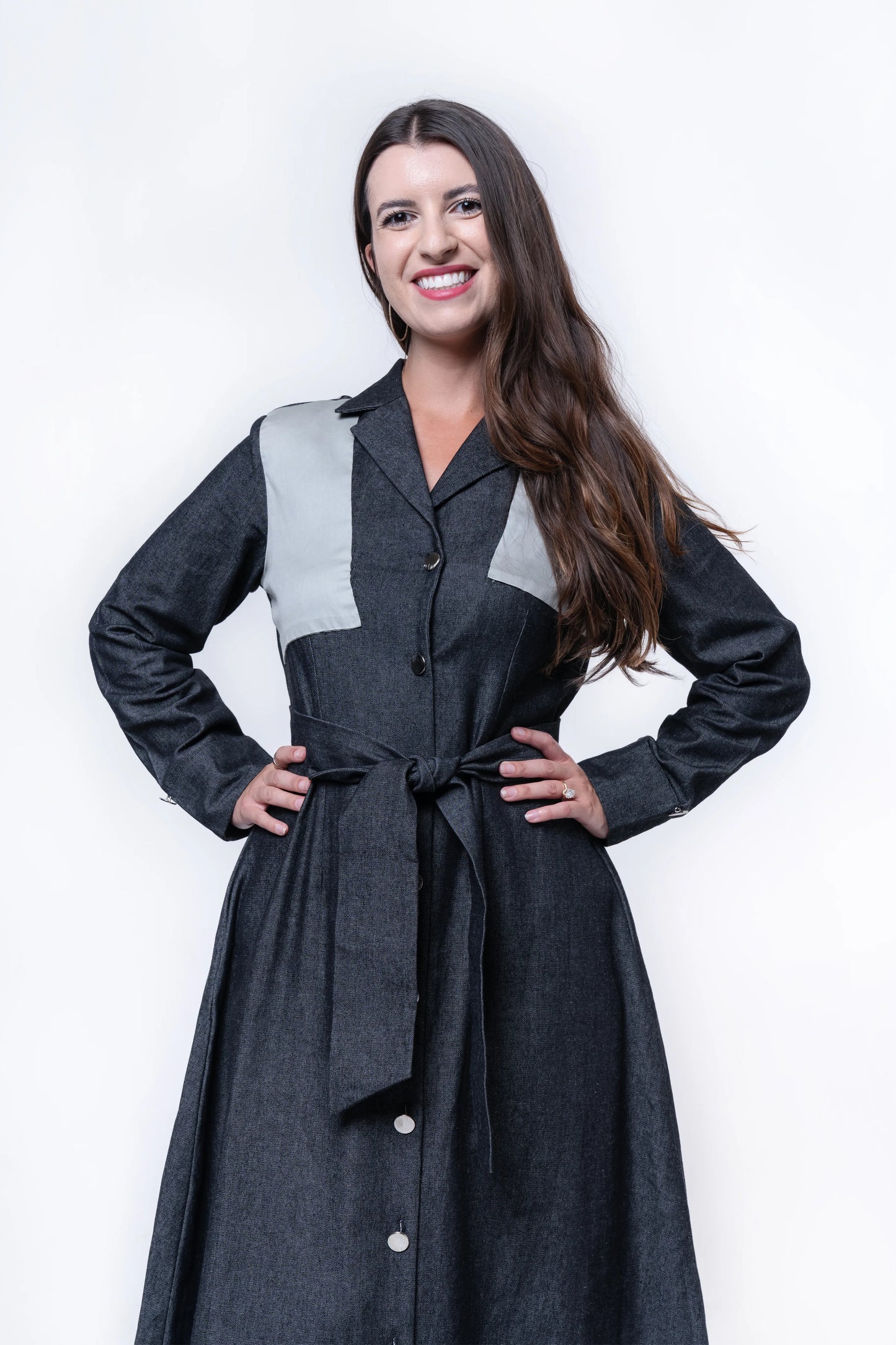 Hematite Denim Dress