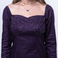 Amethyst Sweetheart Neckline Dress