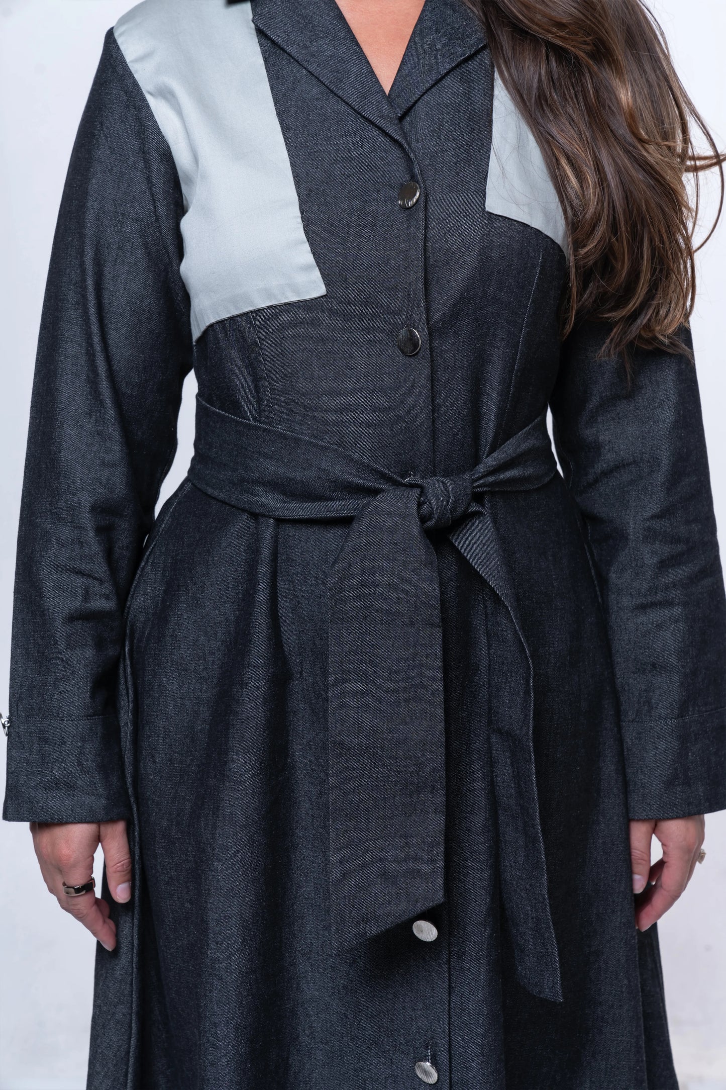 Hematite Denim Dress