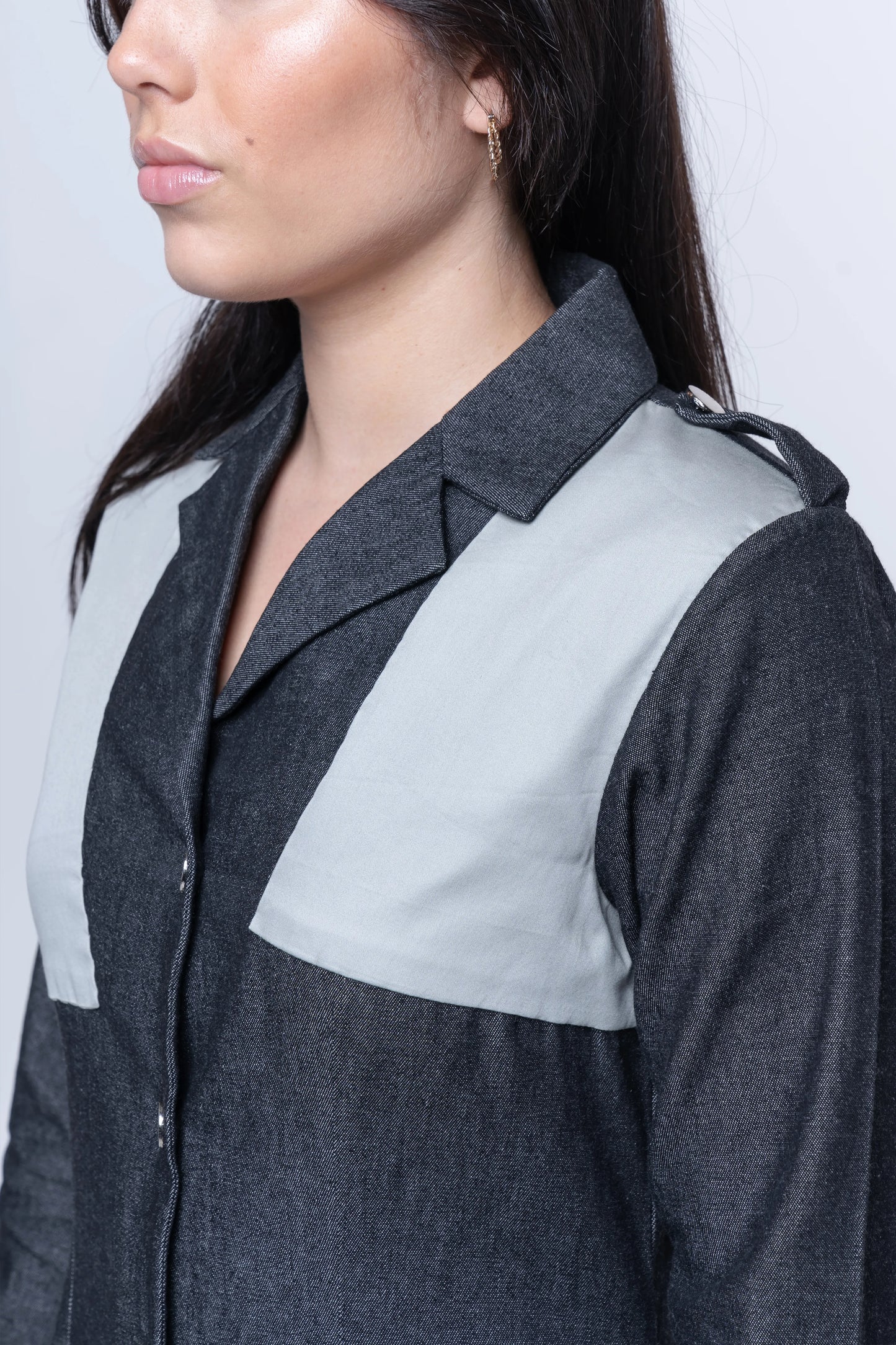 Hematite Denim Dress