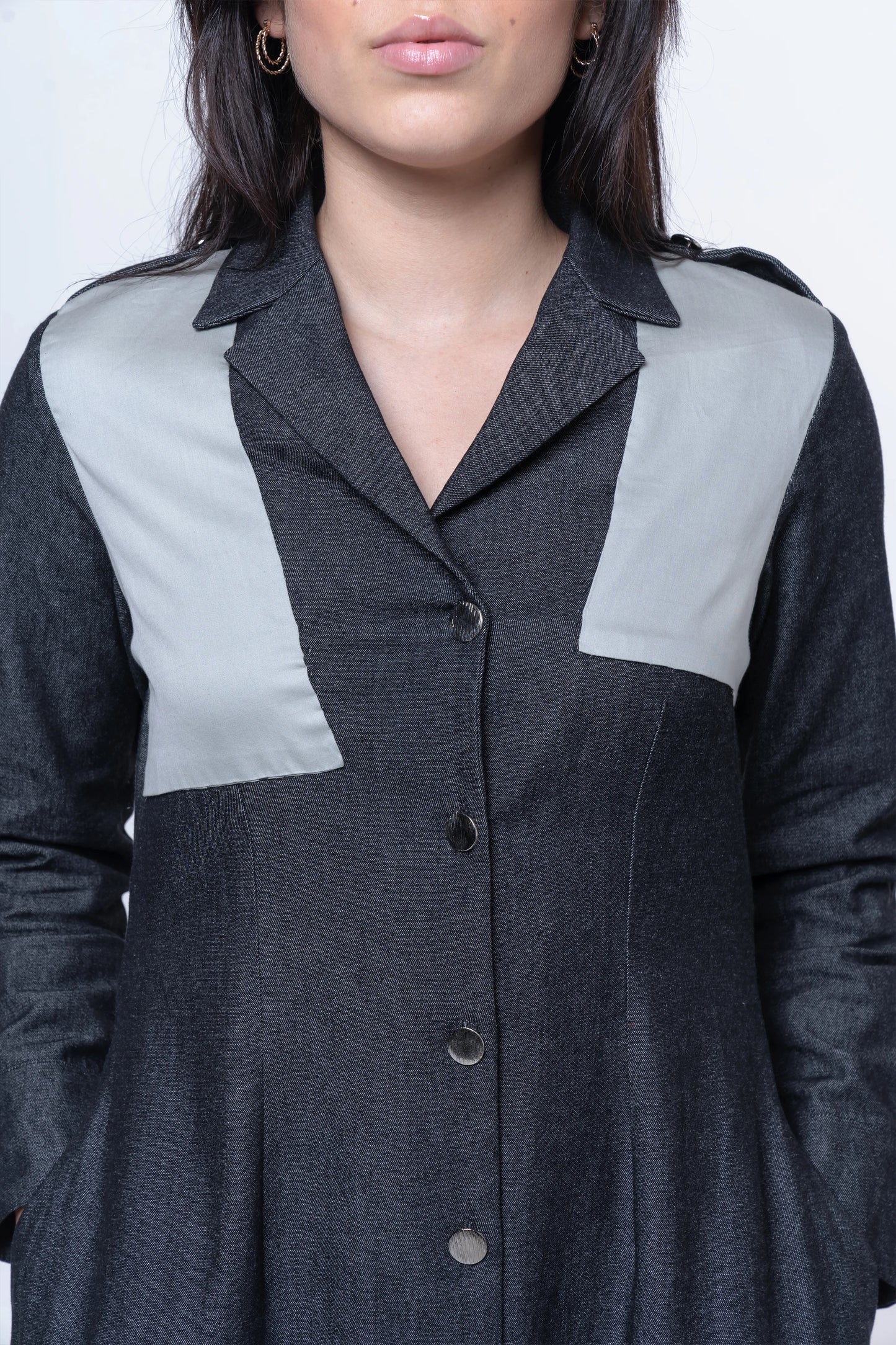 Hematite Denim Dress
