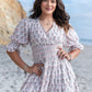 Lilienne - Handblocked Smocked Midi Dress